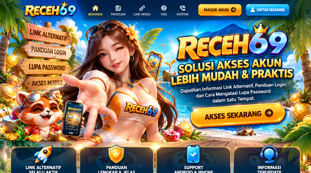 RECEH69 Solusi Akses Akun, Link Alternatif, Panduan Login dan Lupa Password